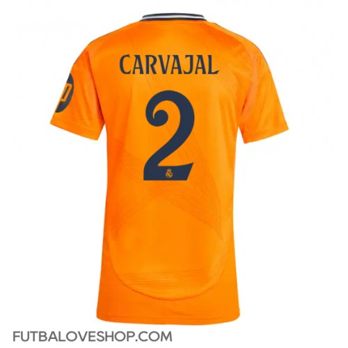 Dres Real Madrid Daniel Carvajal #2 Preč pre Ženy 2024-25 Krátky Rukáv